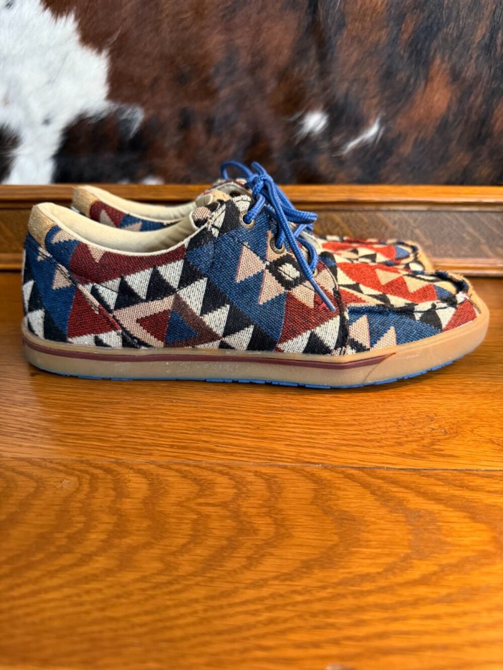 TWISTED X WOMEN'S MIDNIGHT SOUTHWESTERN LOPER SHOES SZ 9.5 - Picture 6 of 12